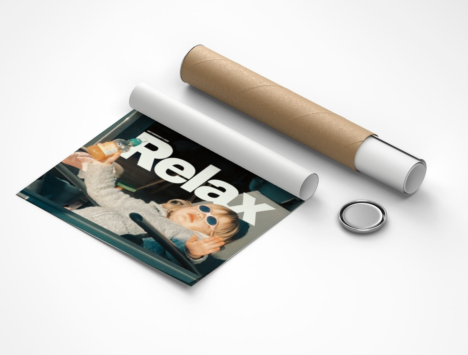 Rolled poster