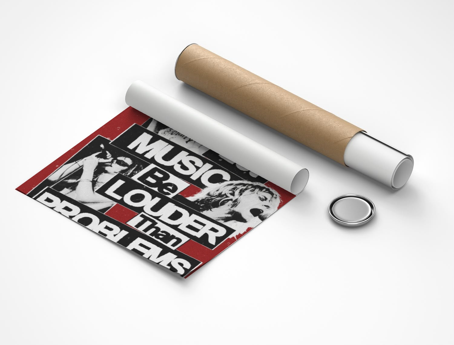 Rolled poster