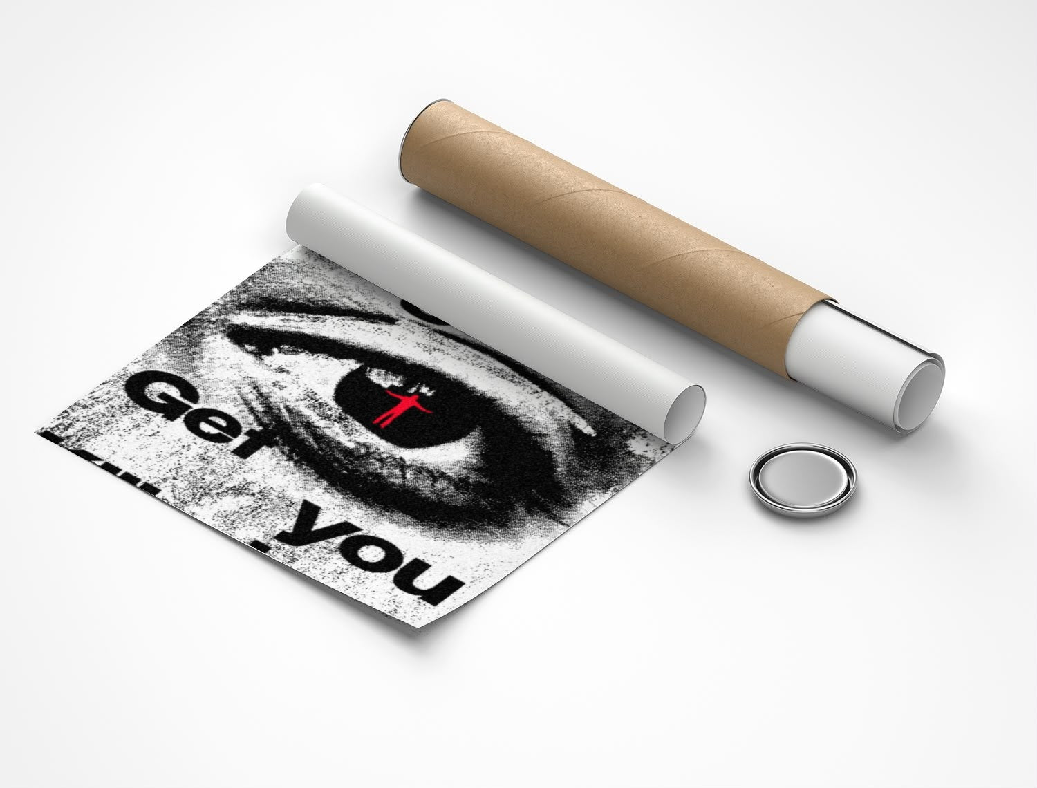 Rolled poster
