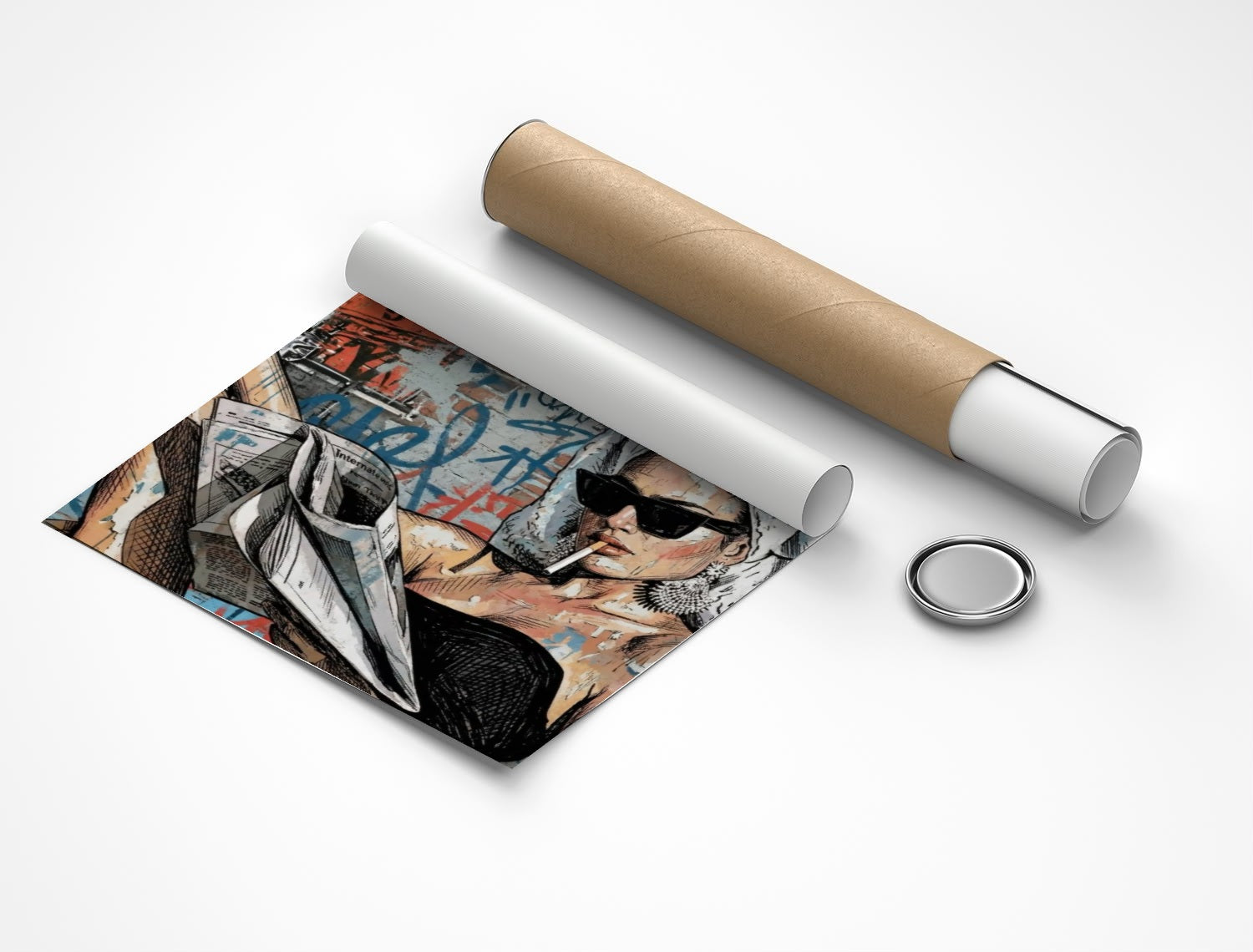 Rolled poster