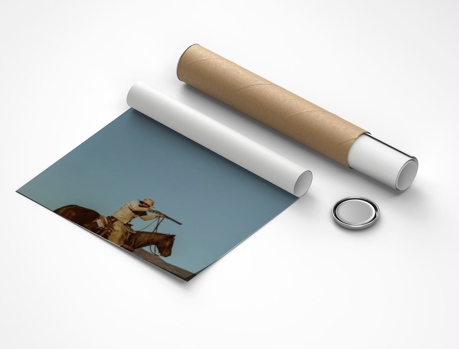 Rolled poster