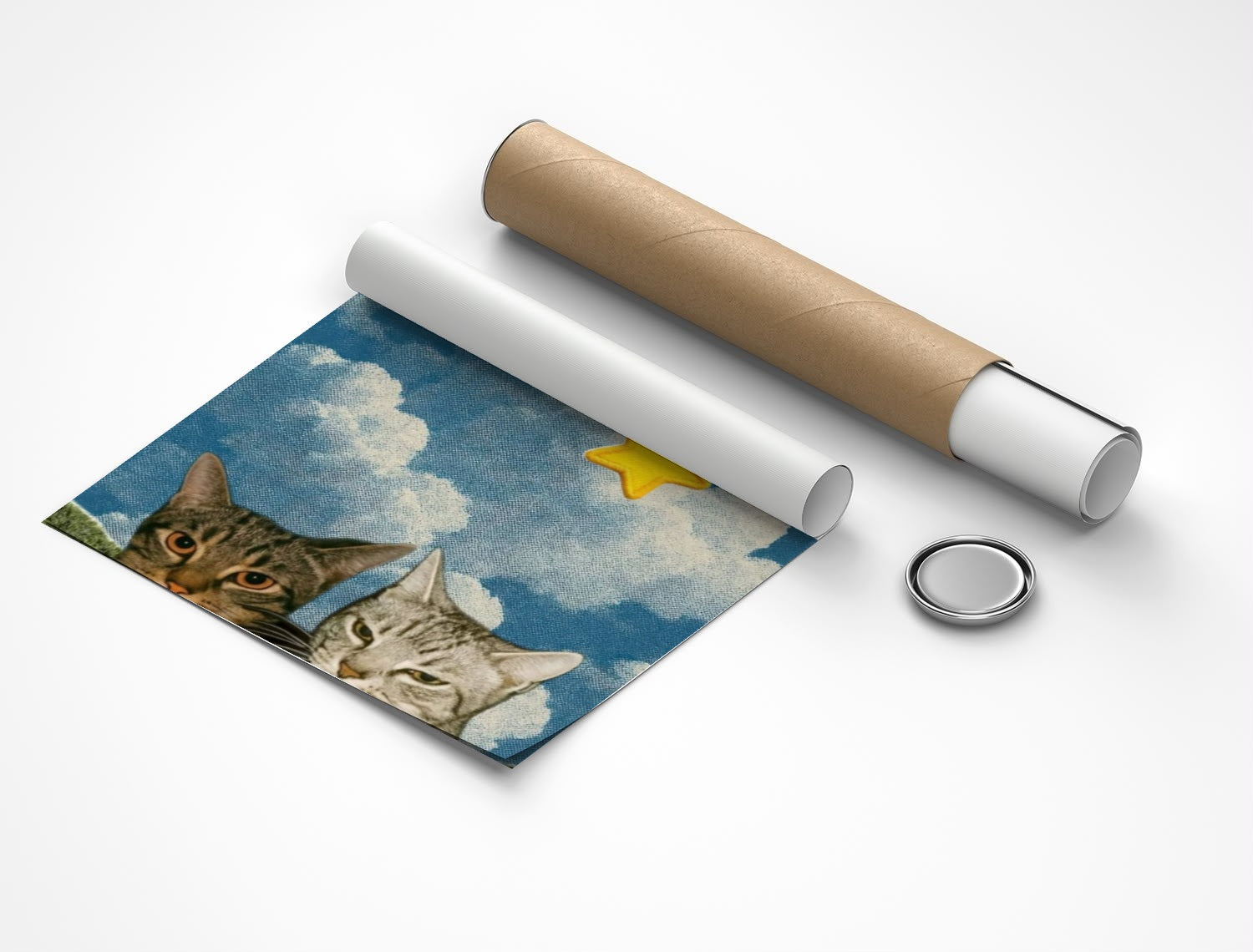 Rolled poster