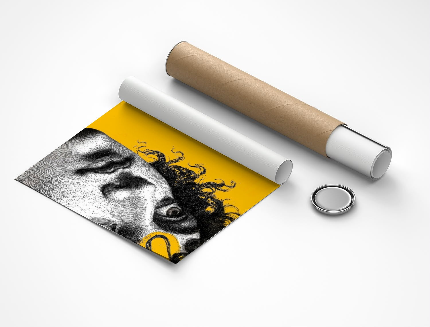Rolled poster