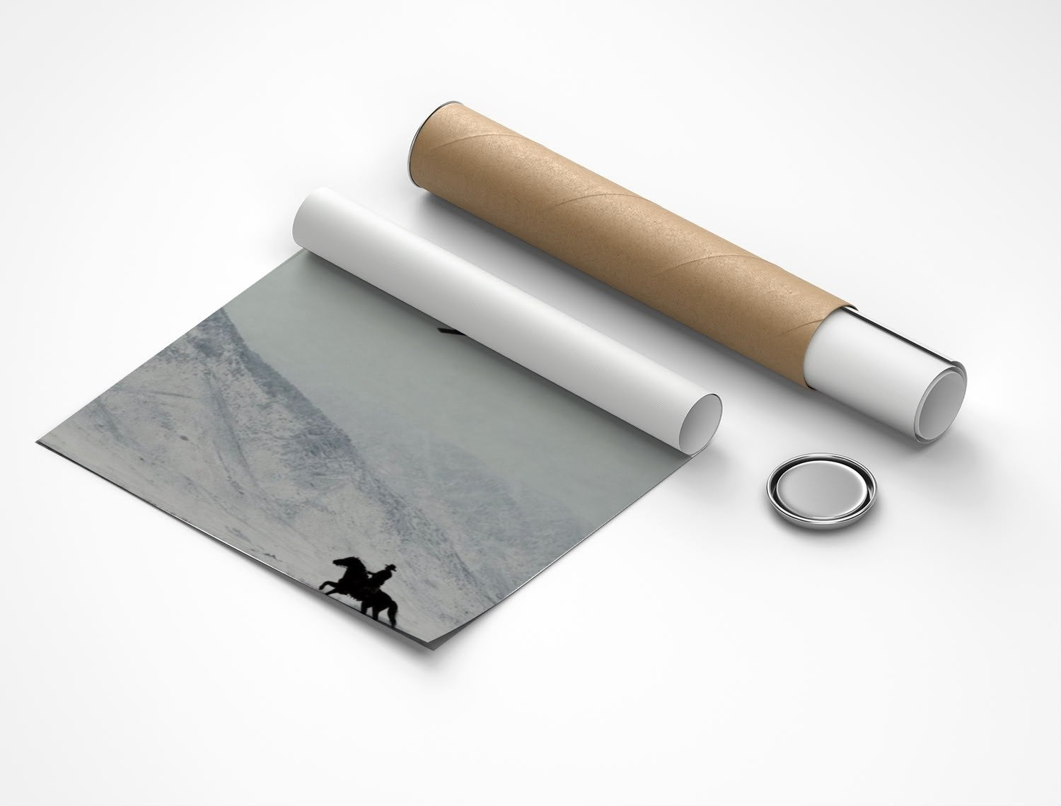 Rolled poster
