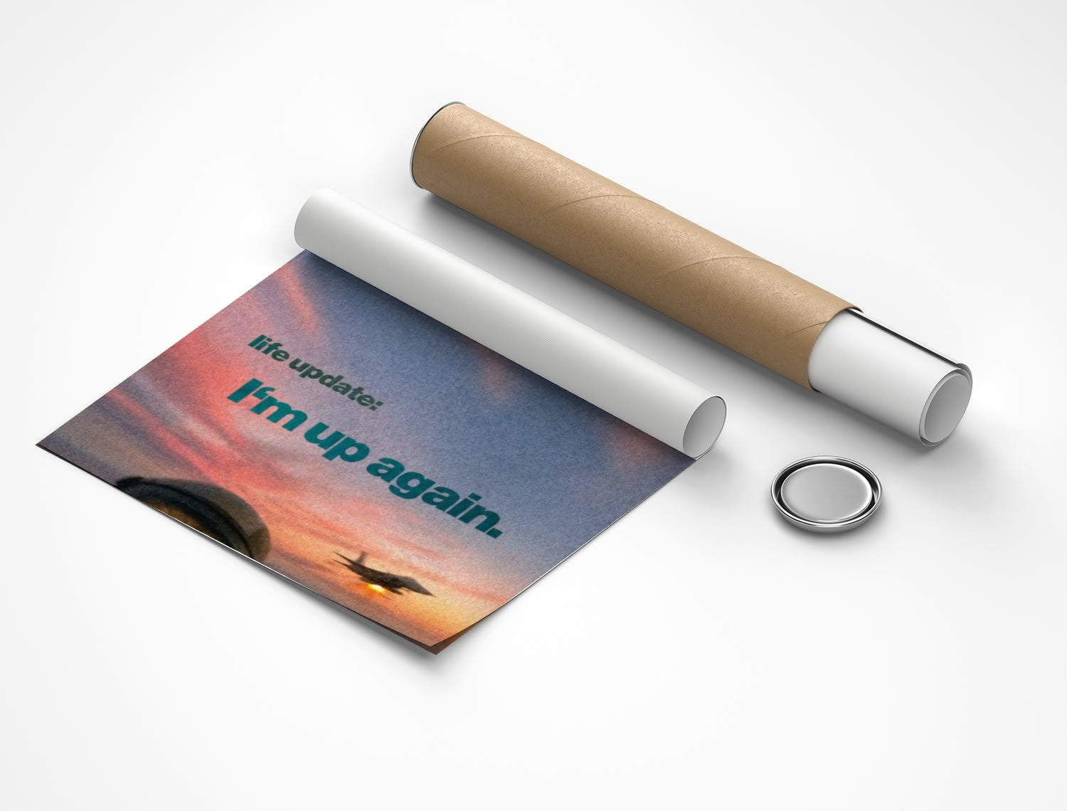 Rolled poster