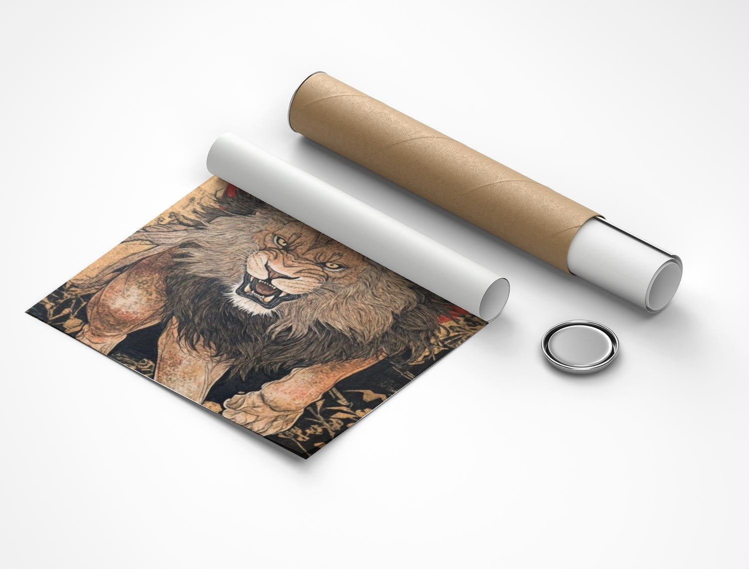 Rolled poster