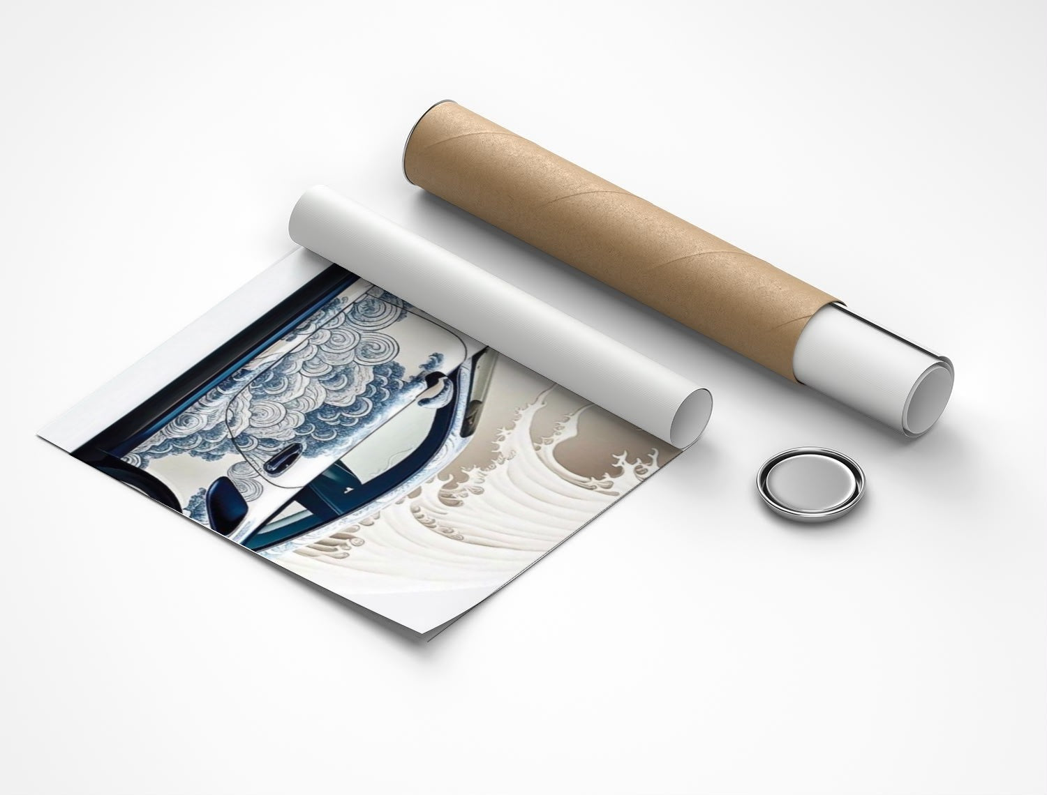 Rolled poster