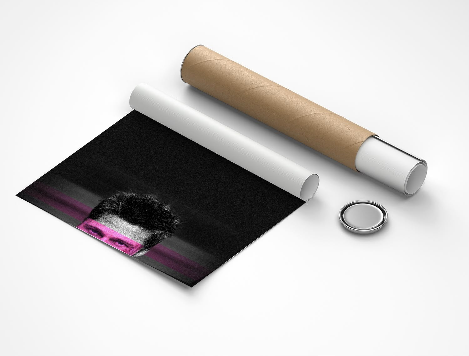 Rolled poster