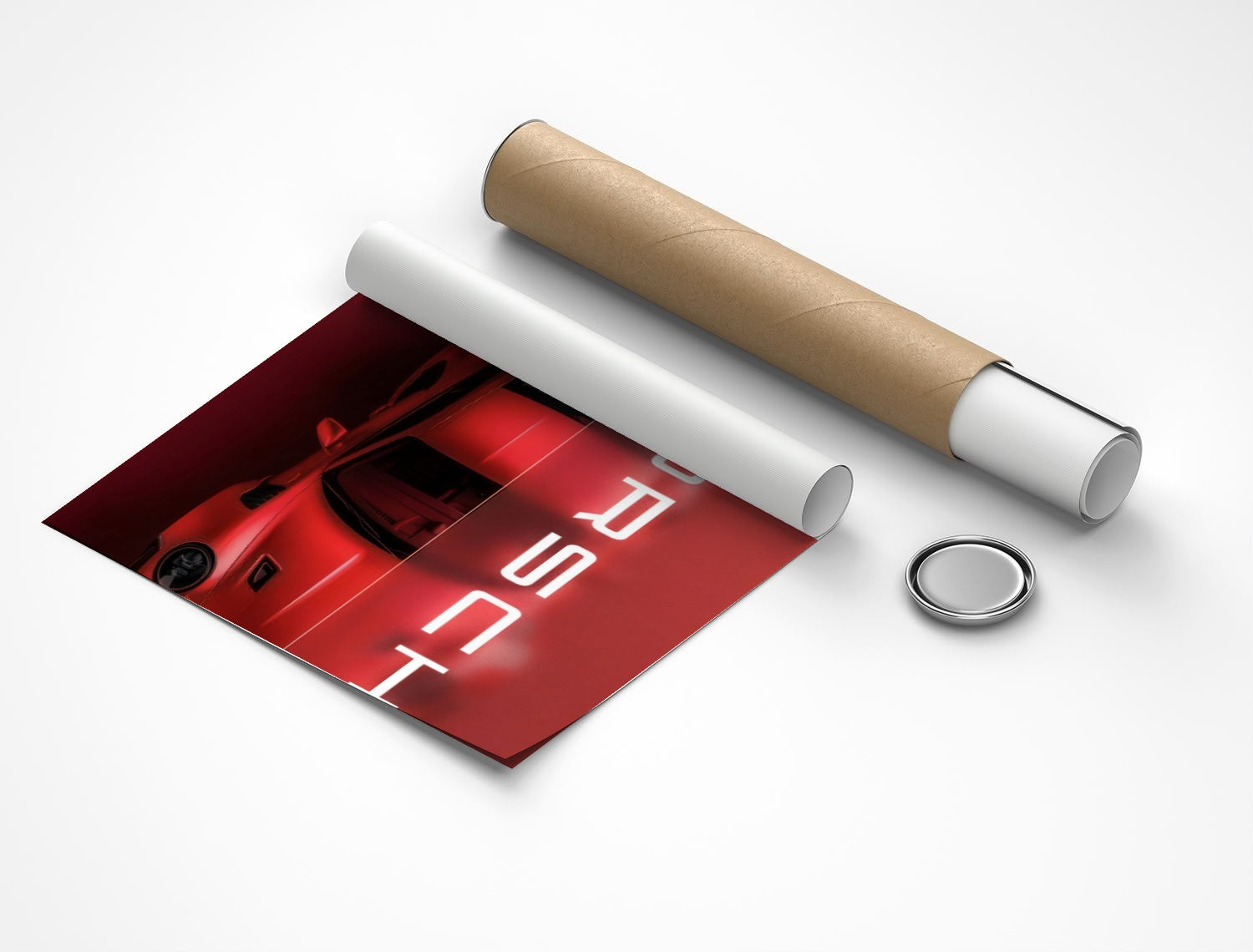 Rolled poster