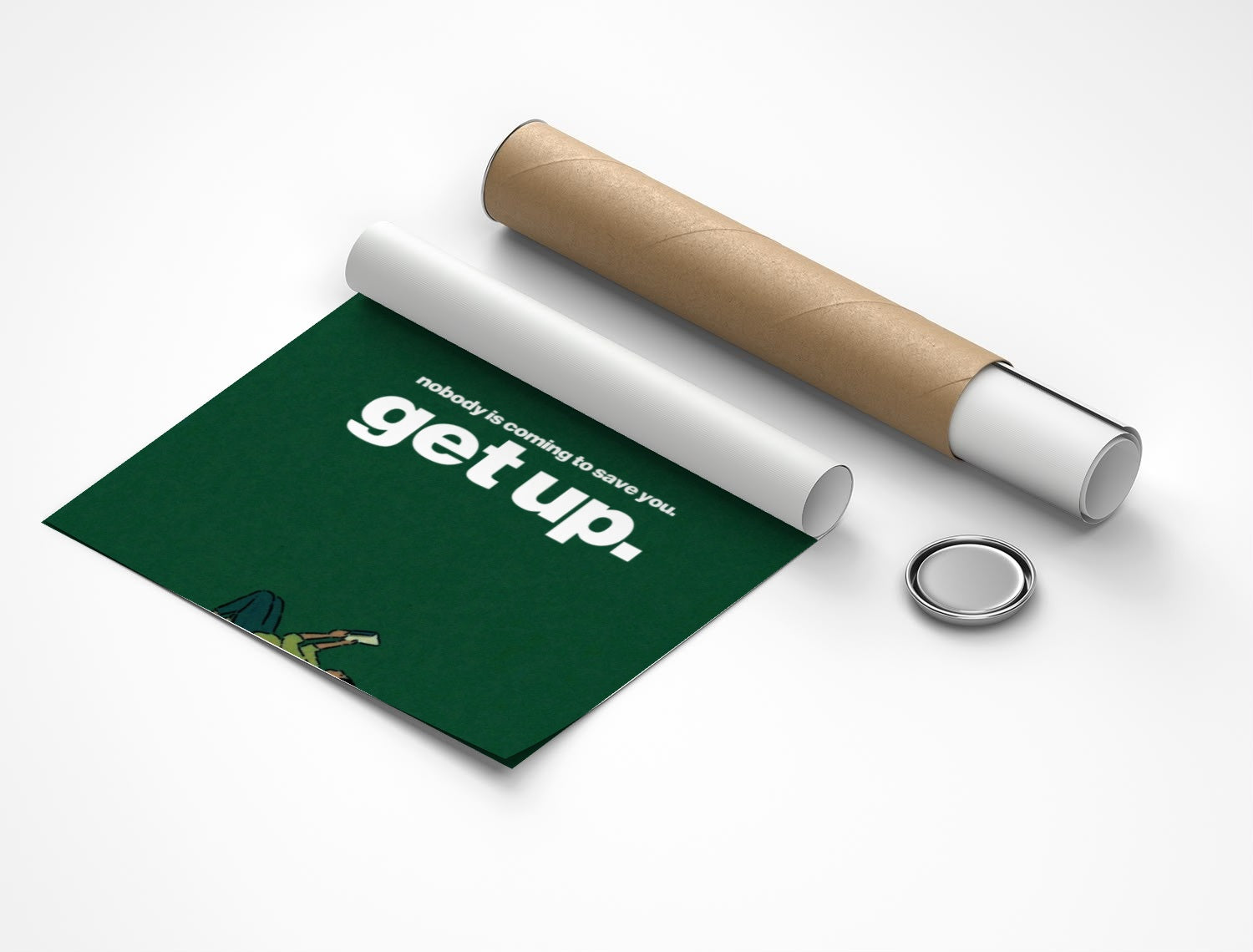 Rolled poster