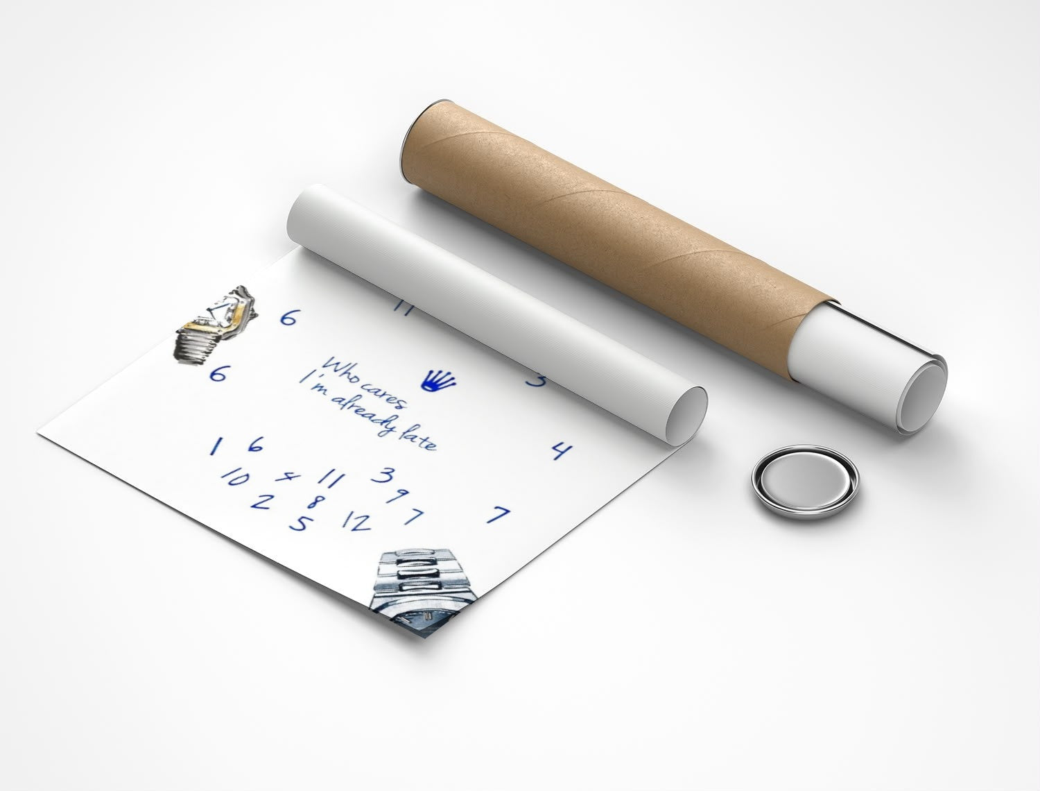 Rolled poster
