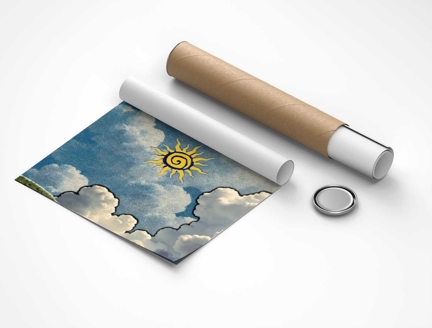 Rolled poster