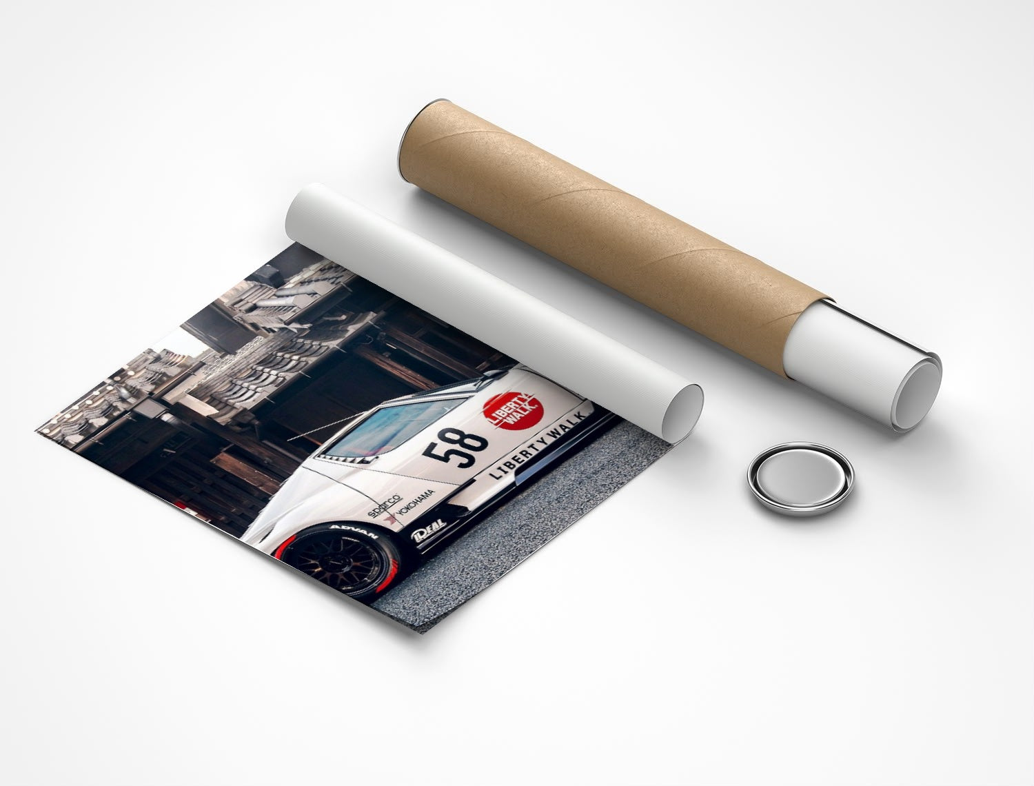 Rolled poster