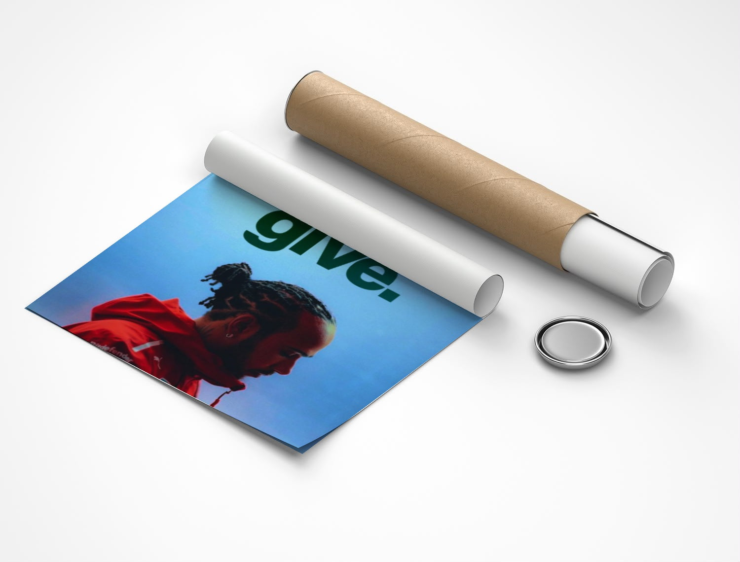 Rolled poster