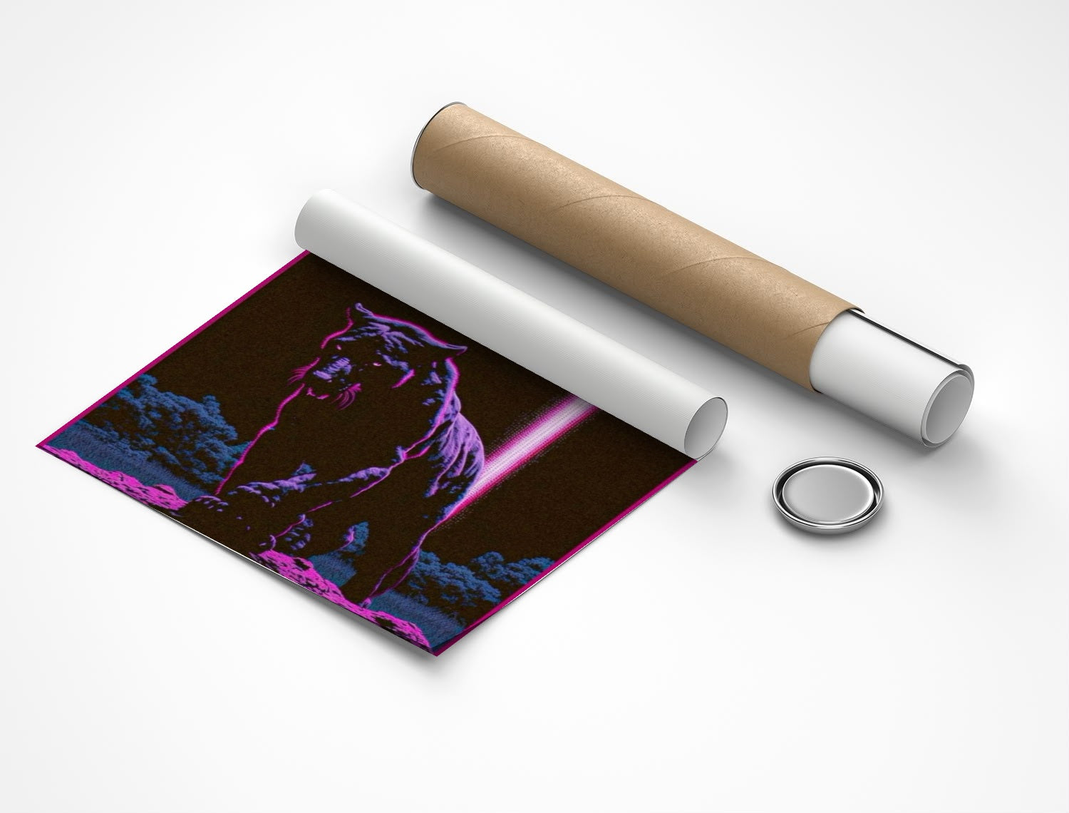Rolled poster