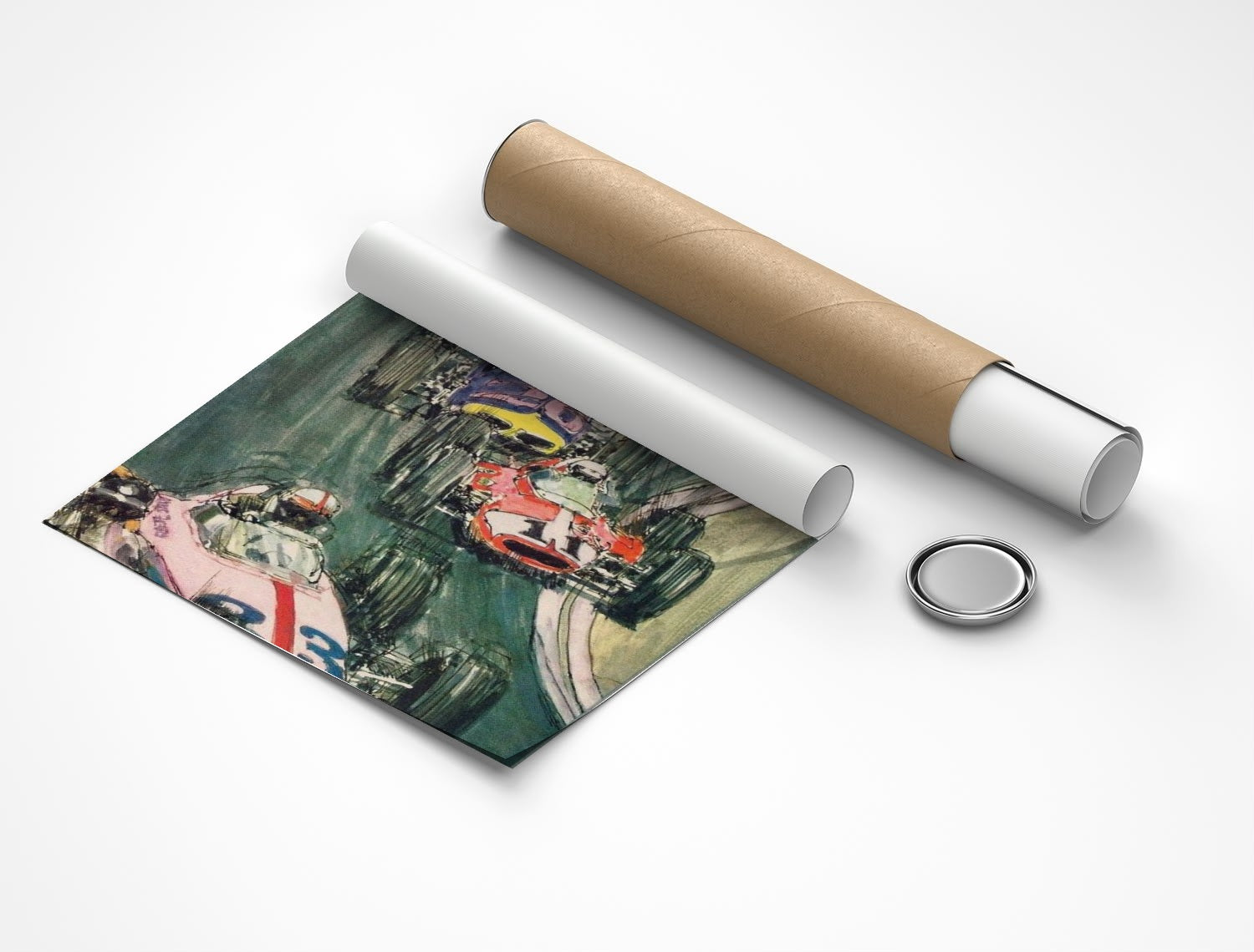 Rolled poster