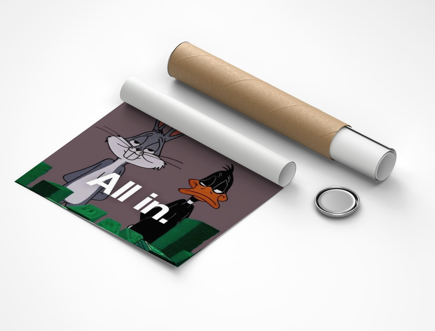 Rolled poster