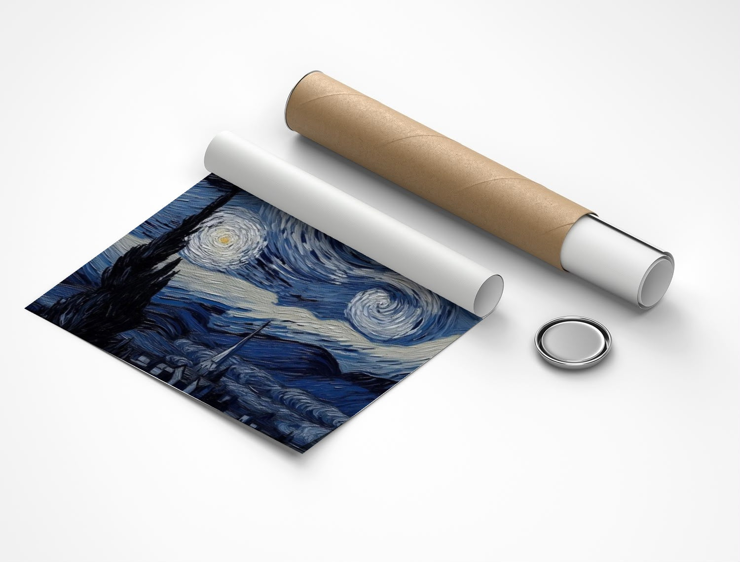 Rolled poster