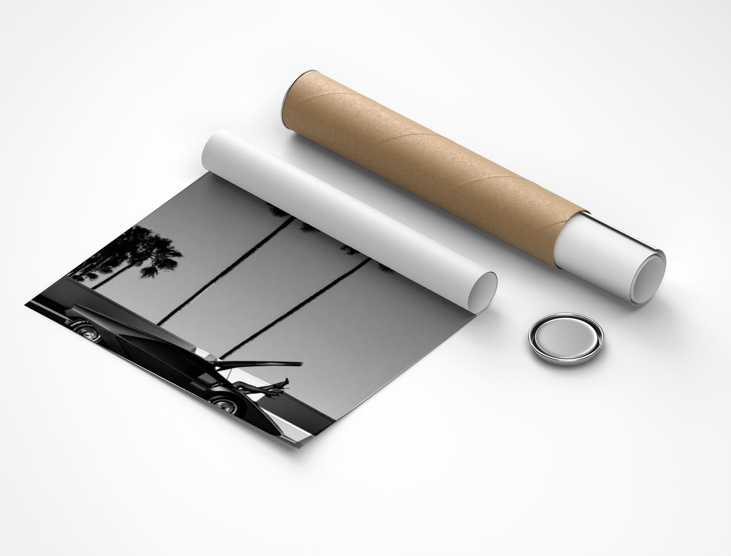 Rolled poster
