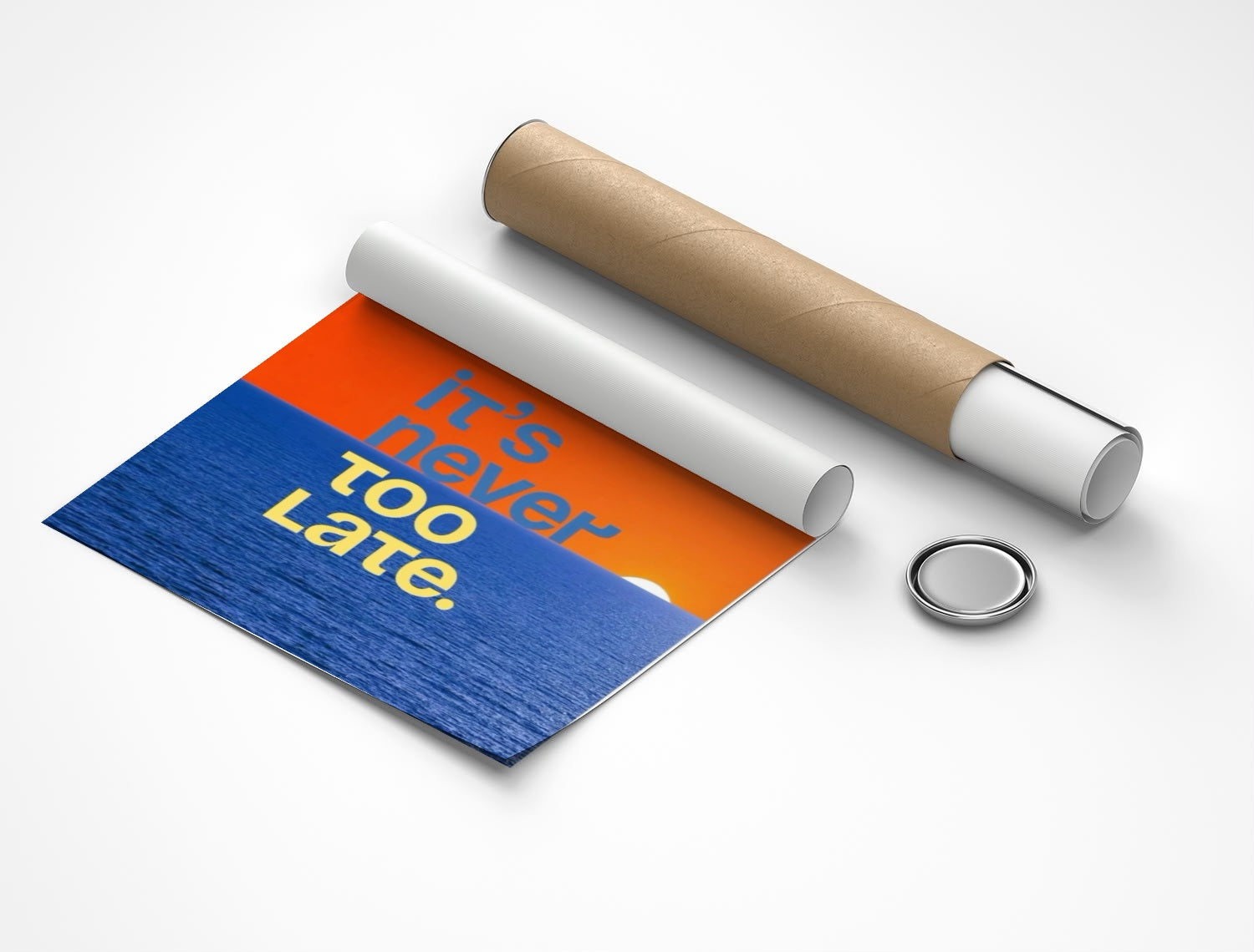 Rolled poster