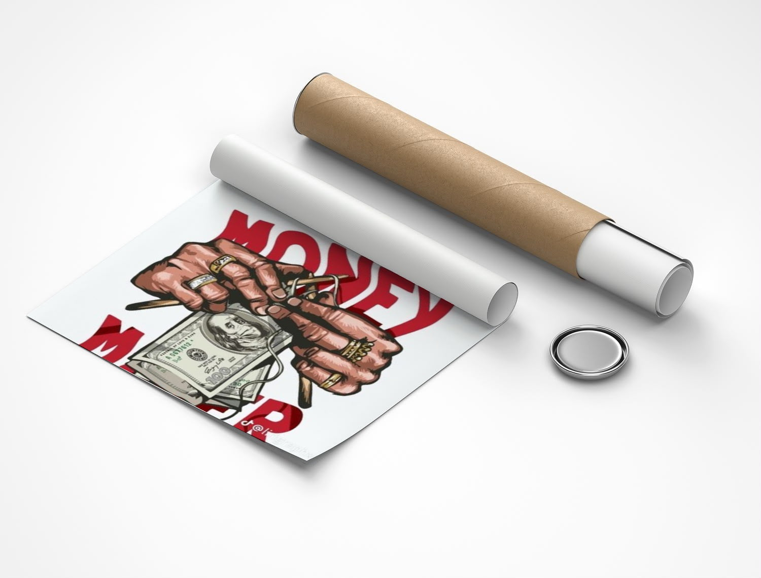 Rolled poster
