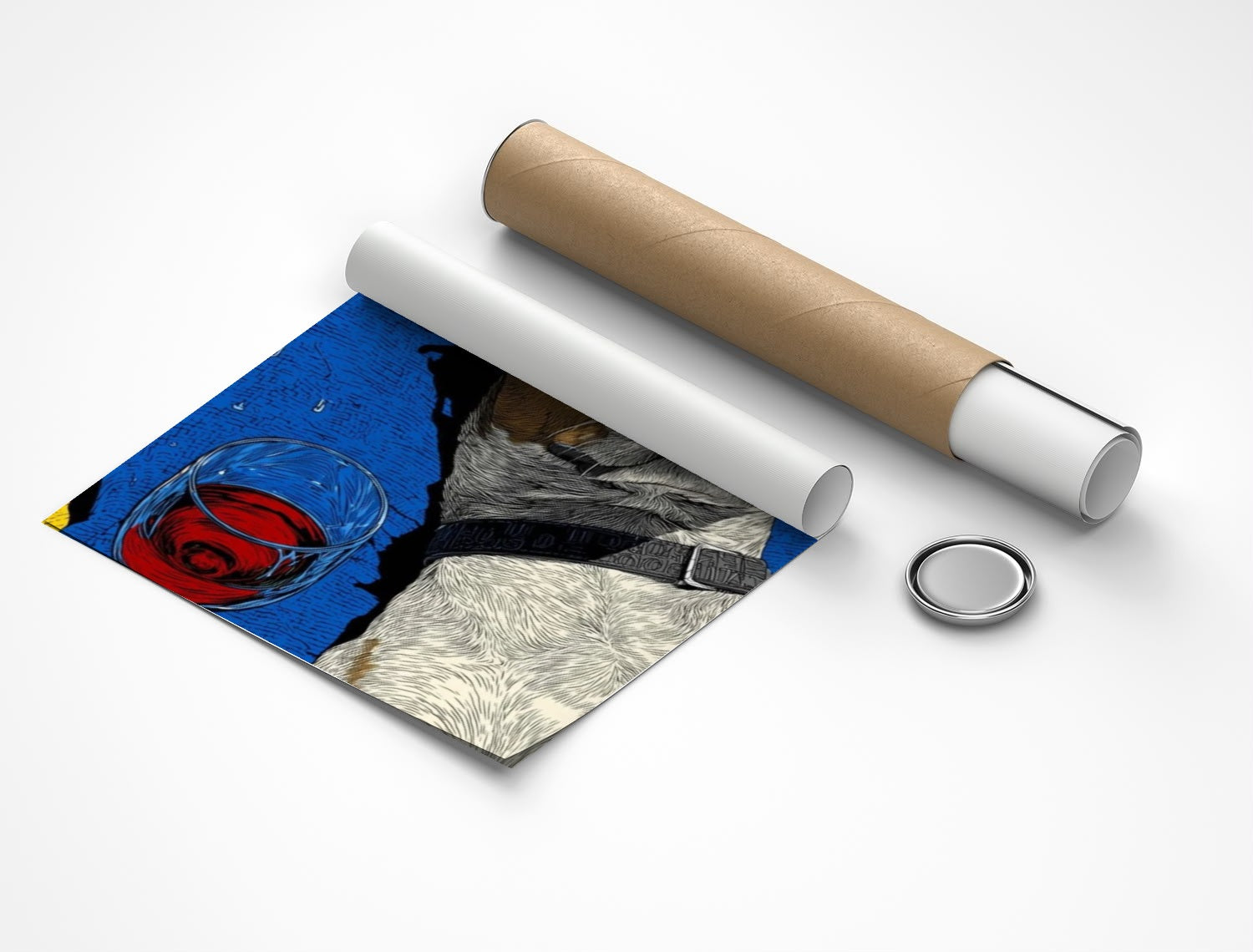 Rolled poster