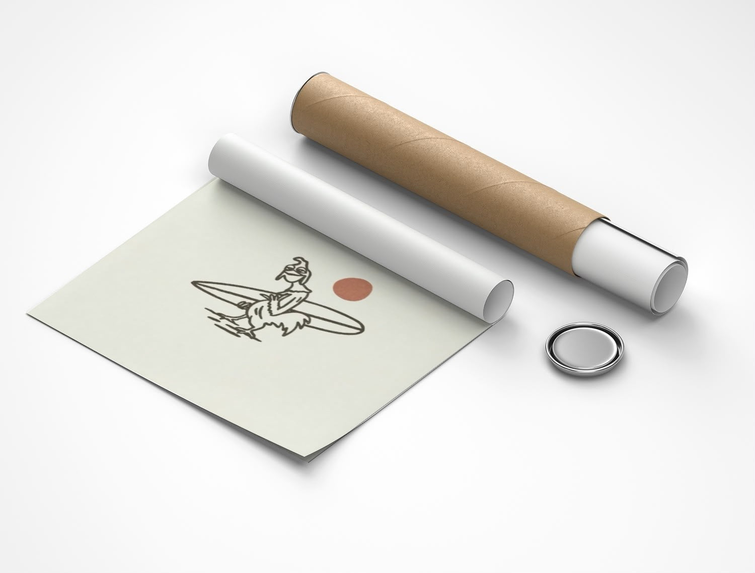 Rolled poster