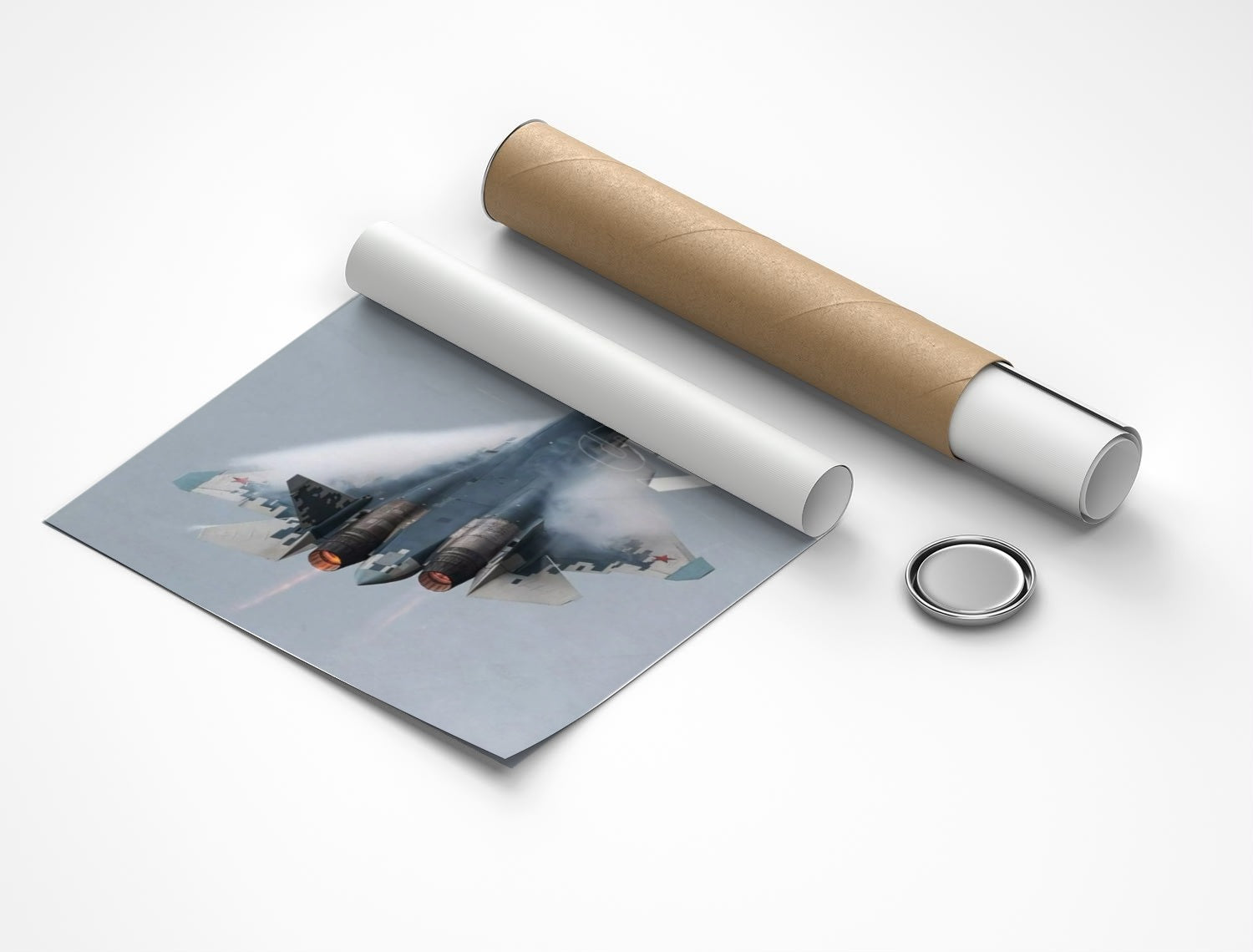 Rolled poster