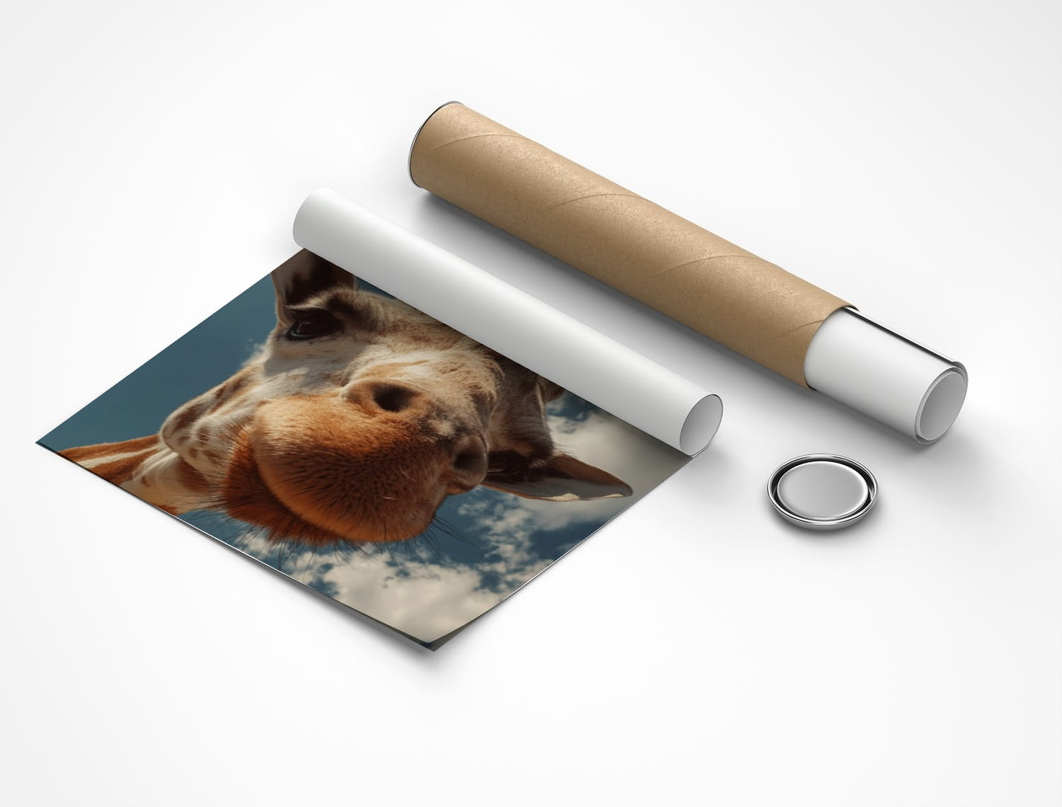 Rolled poster