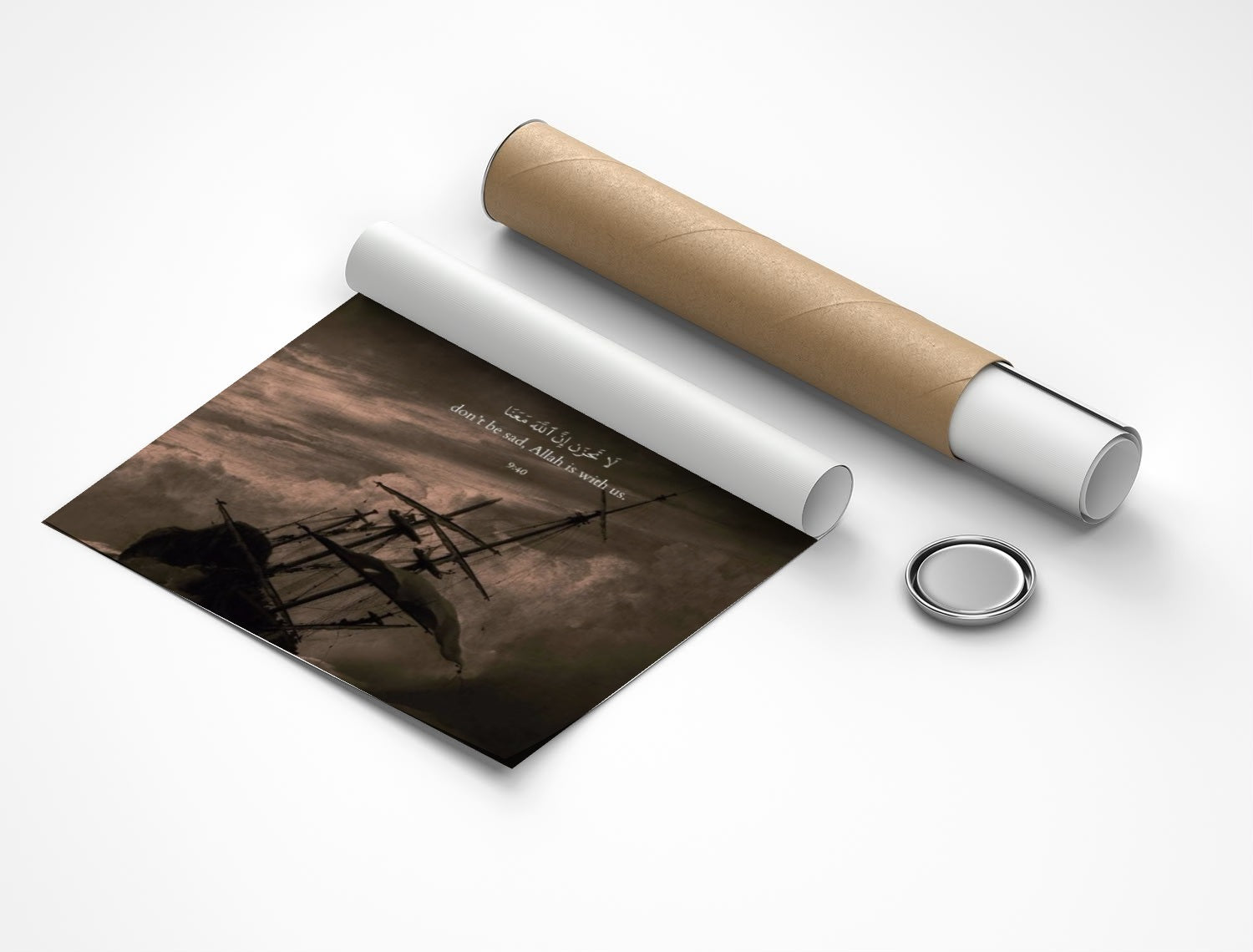 Rolled poster