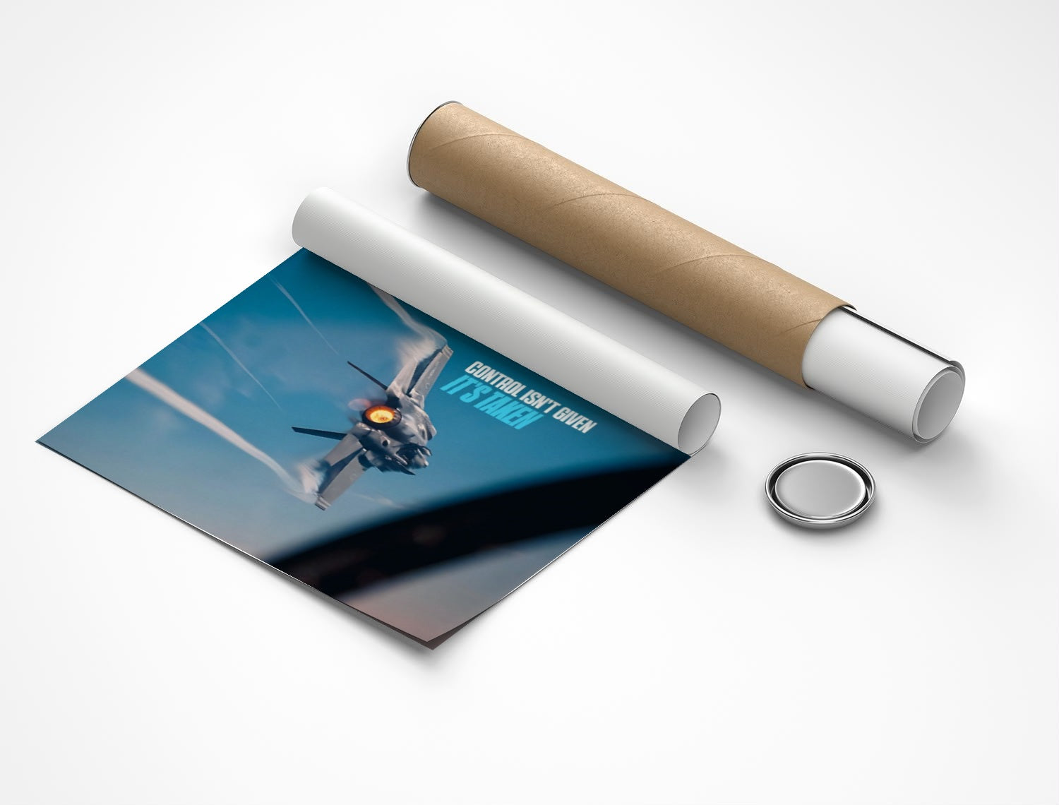 Rolled poster