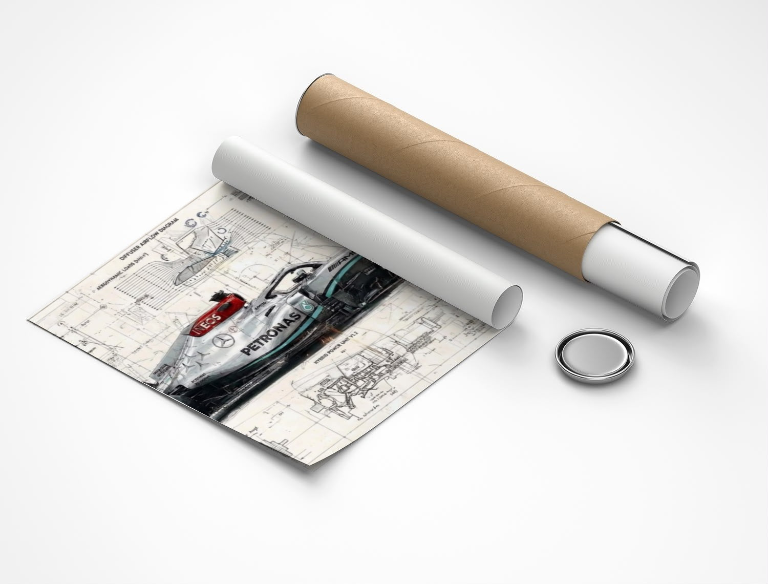 Rolled poster