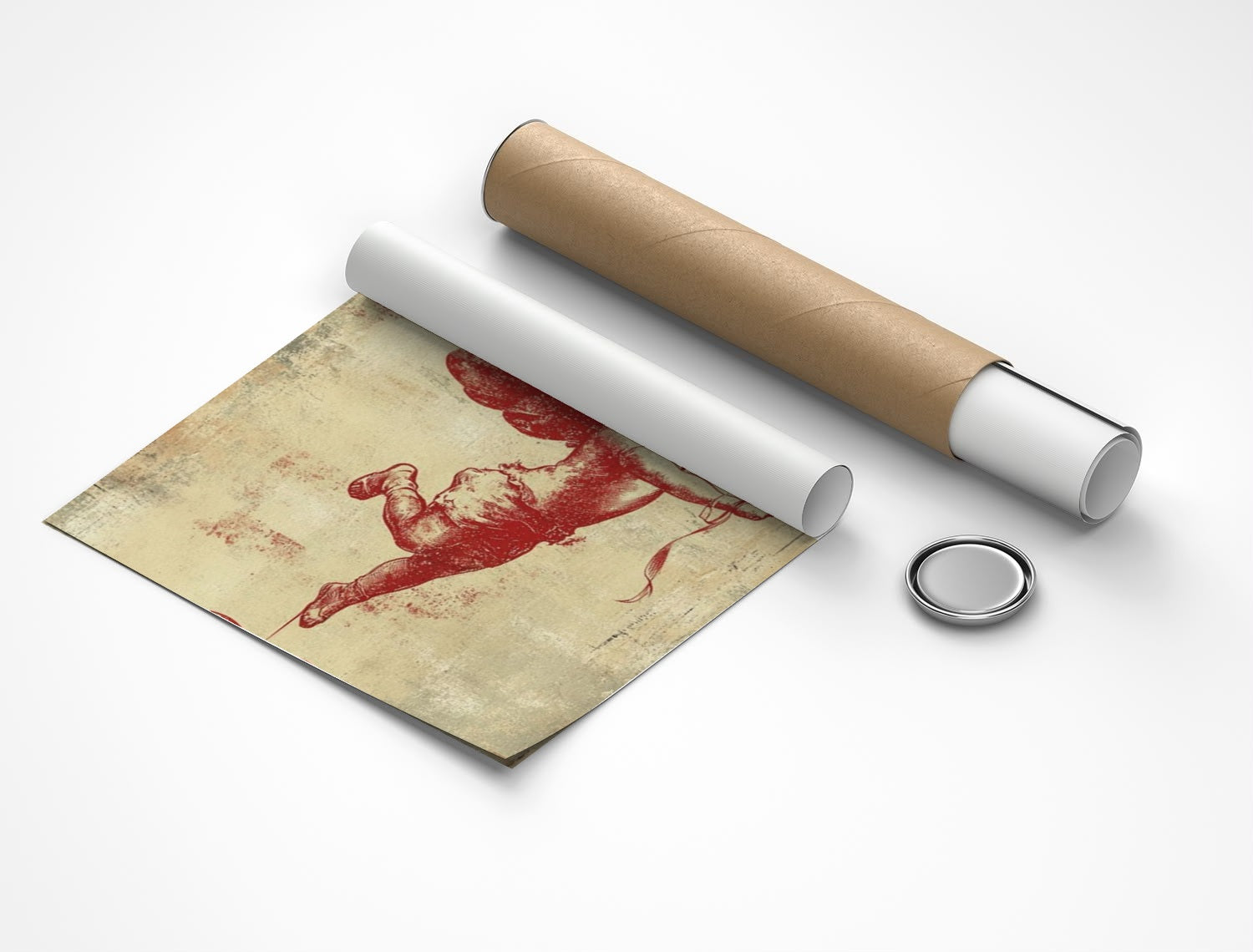 Rolled poster