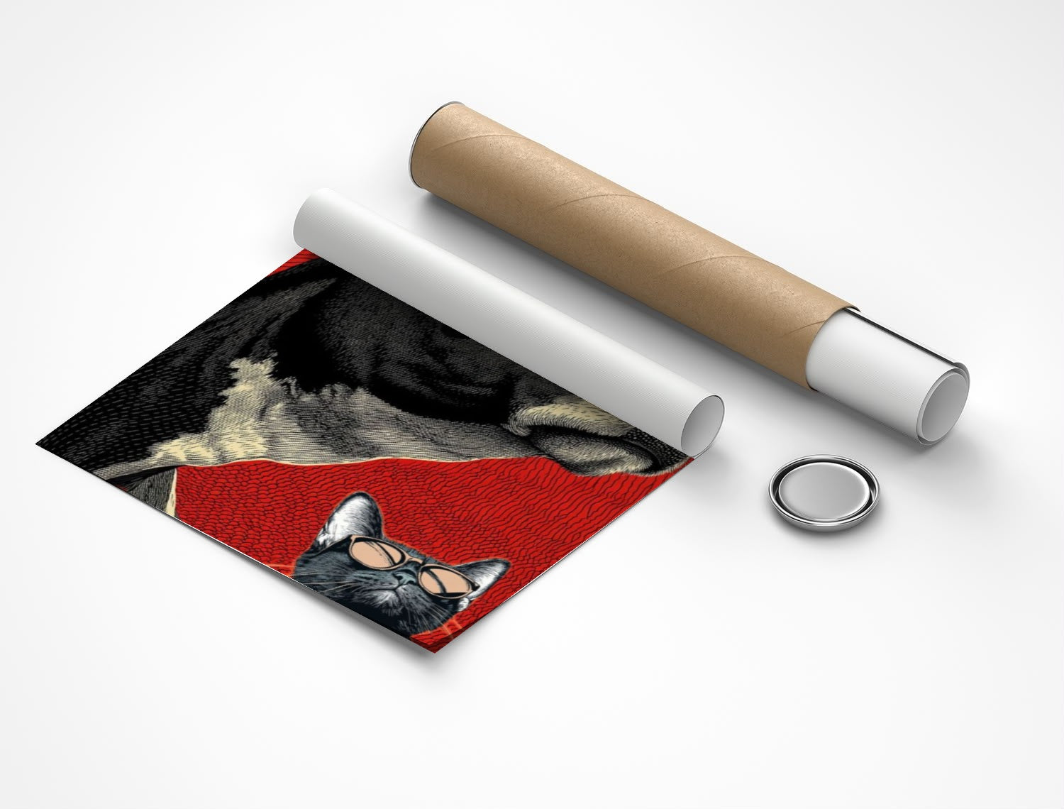 Rolled poster