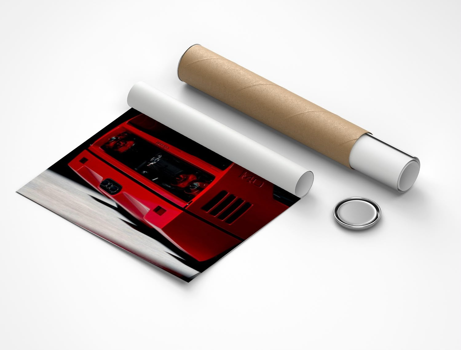 Rolled poster