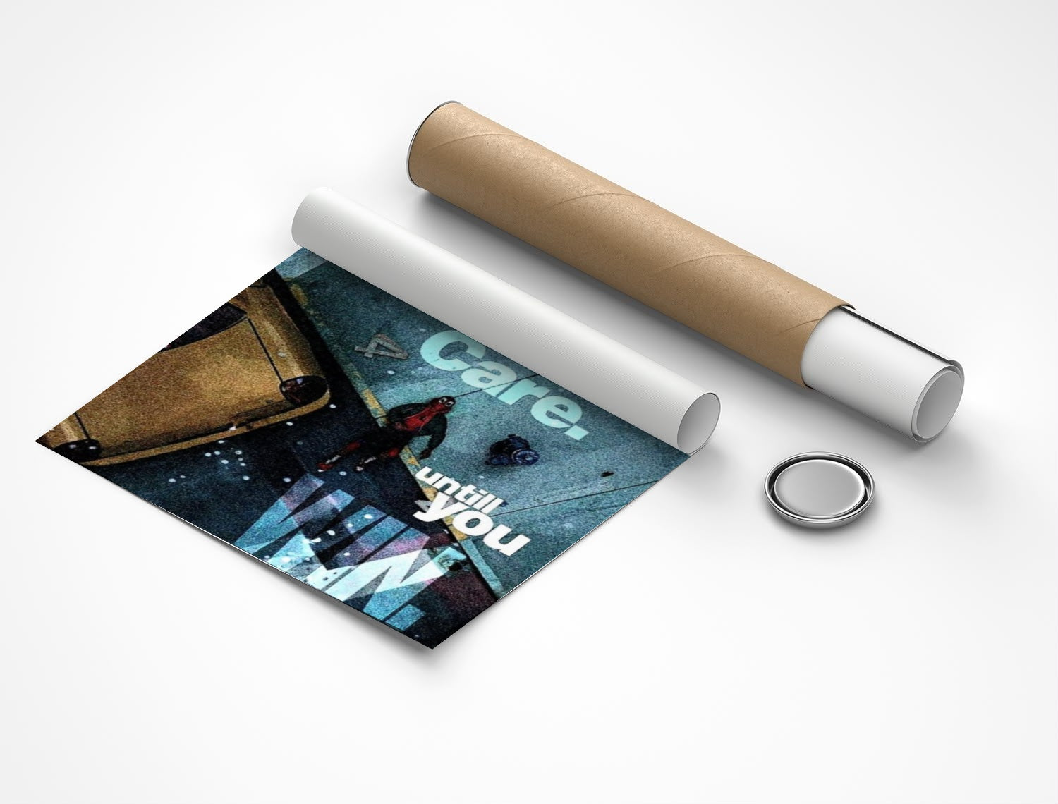 Rolled poster