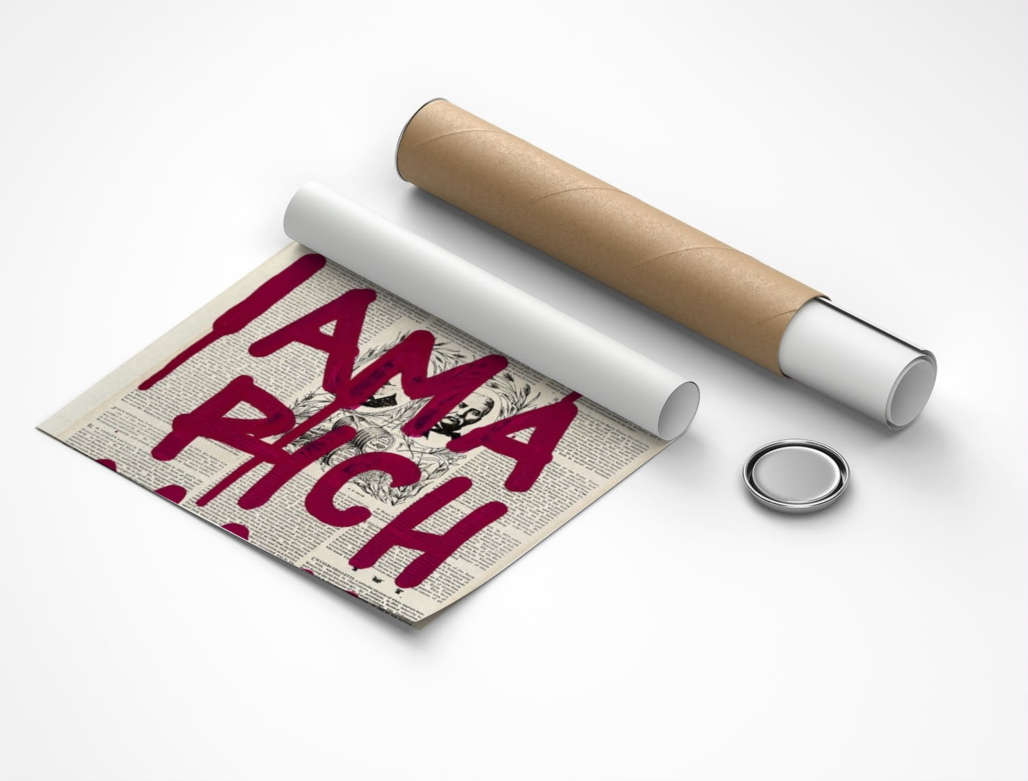 Rolled poster