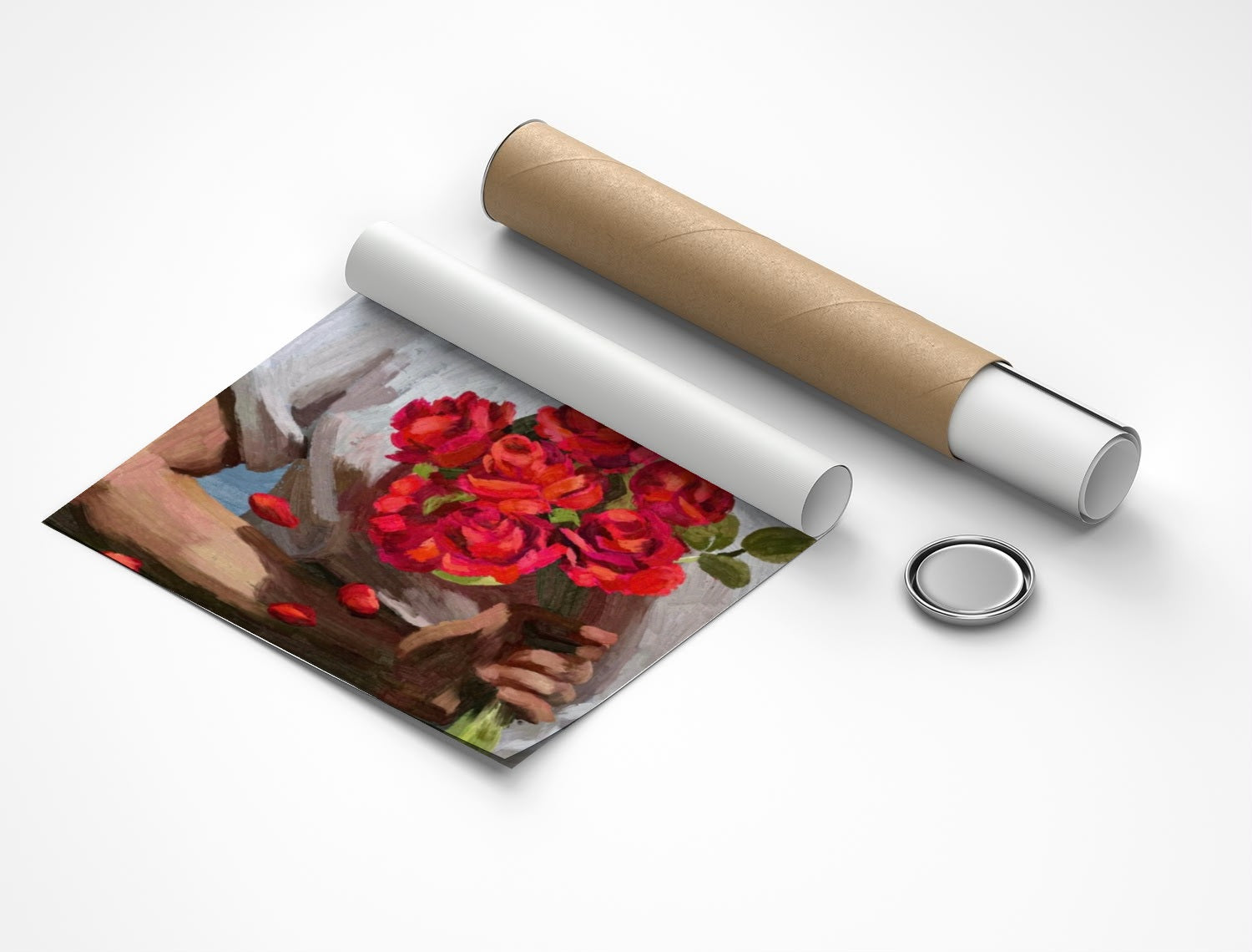 Rolled poster