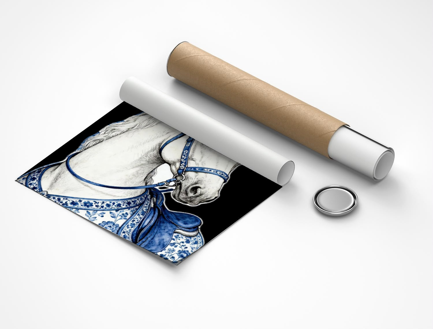 Rolled poster