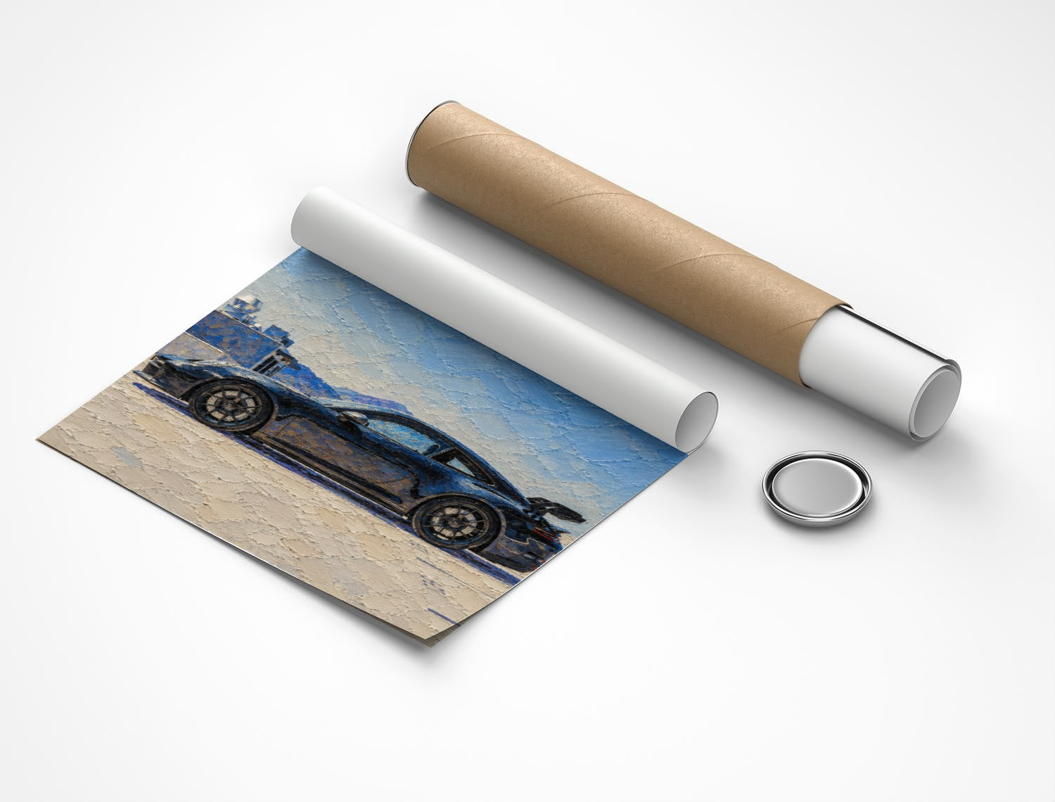 Rolled poster