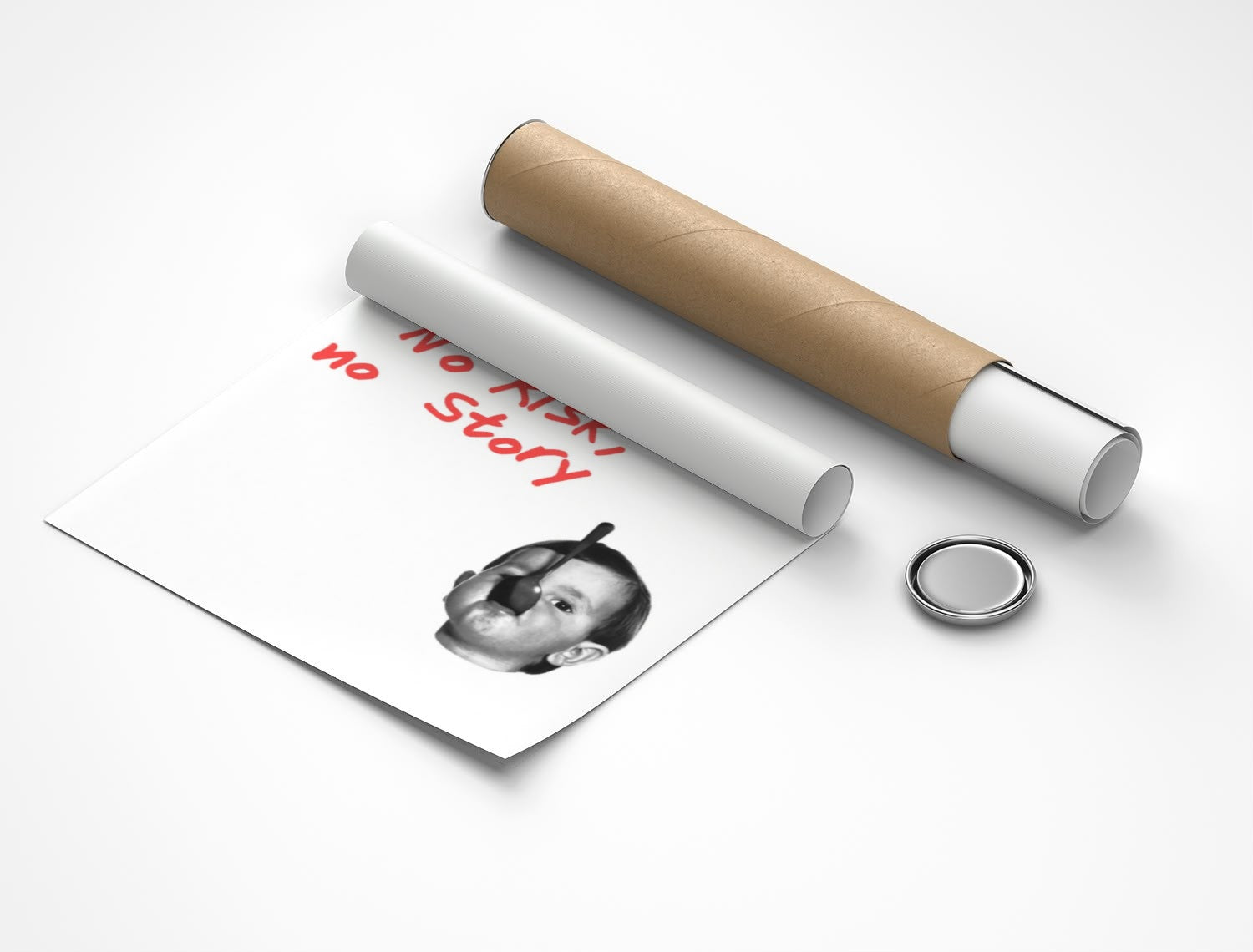 Rolled poster