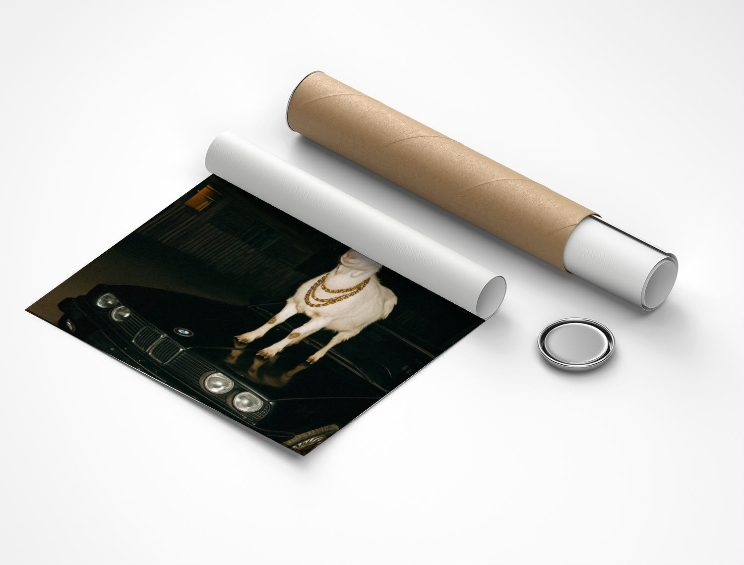 Rolled poster