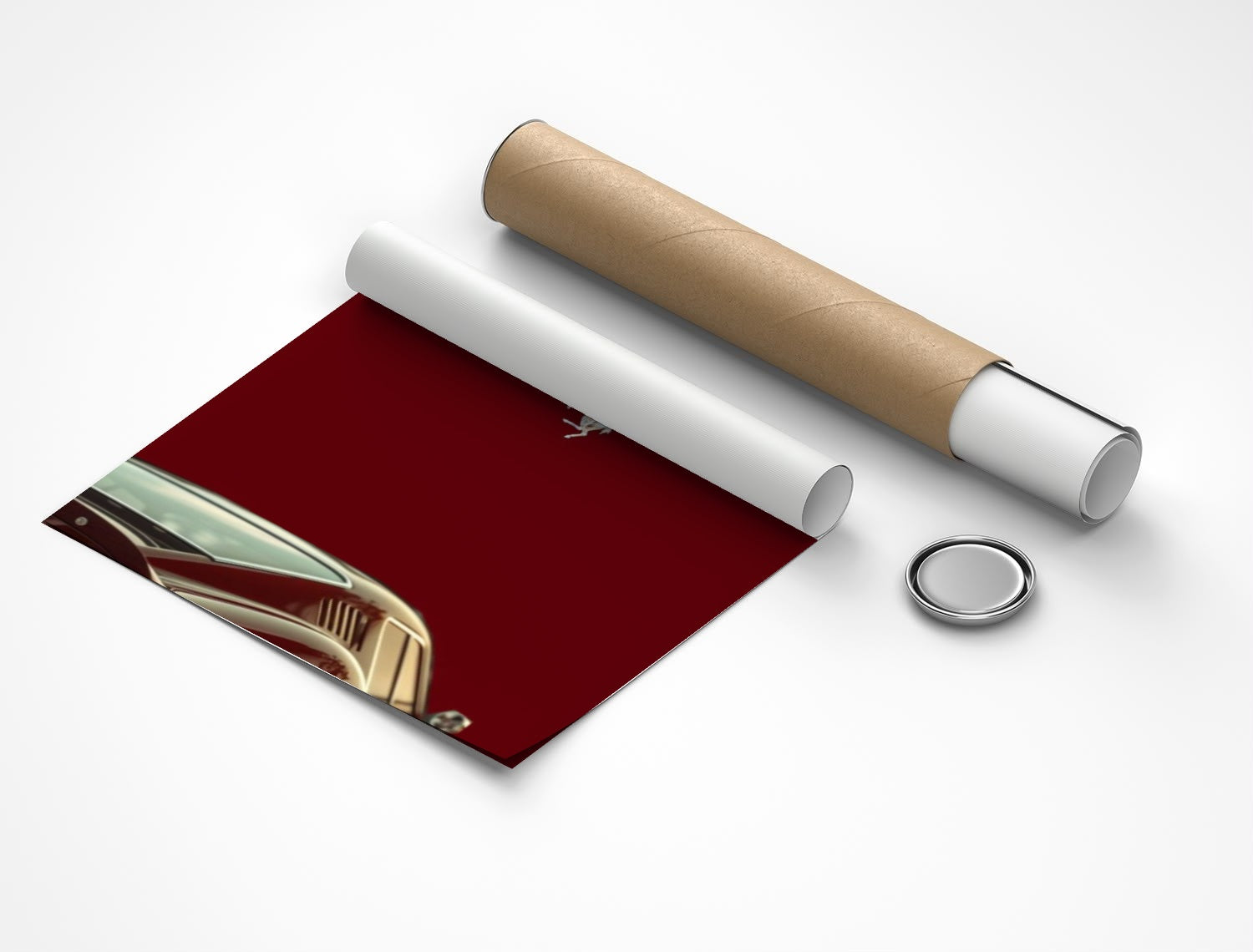 Rolled poster