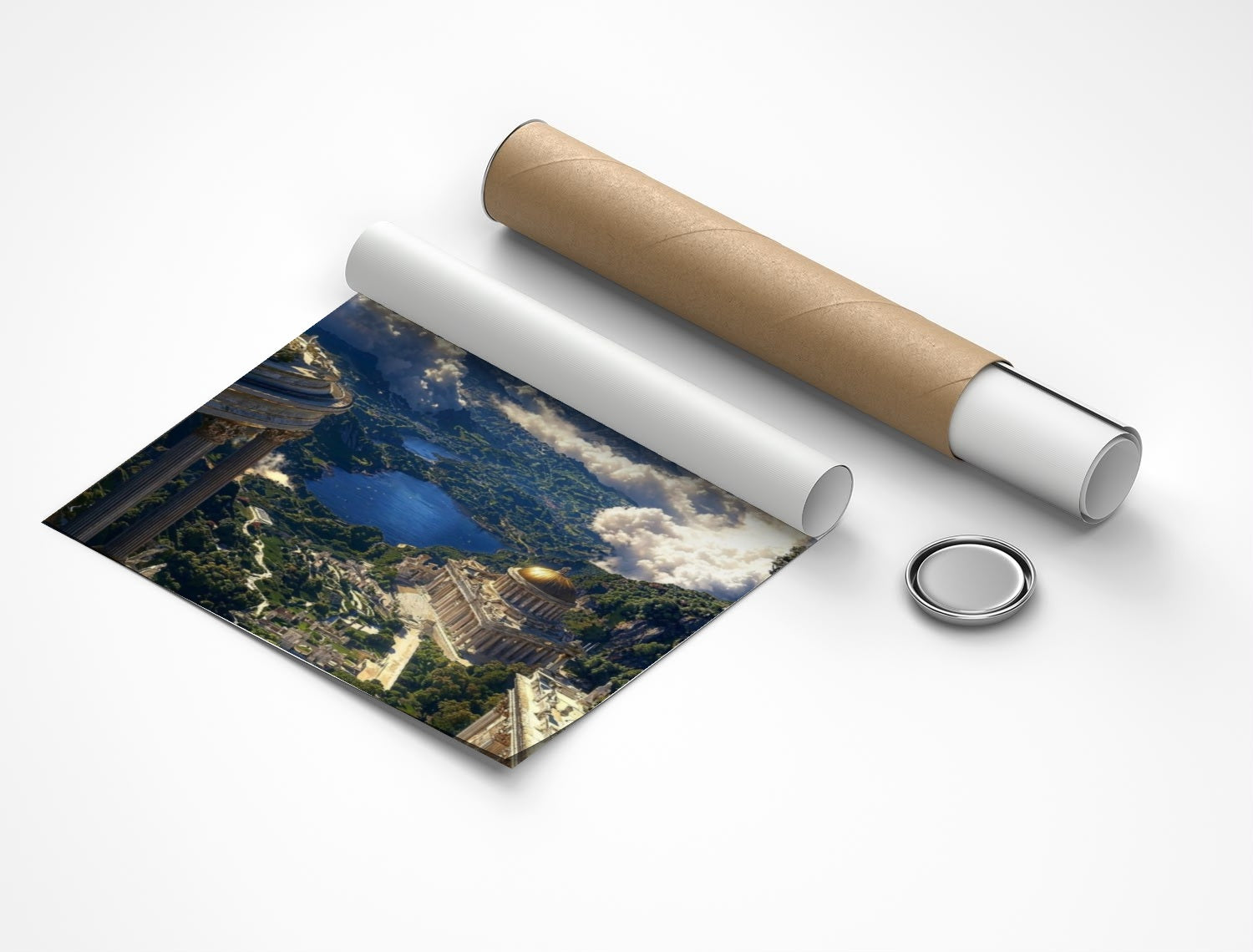 Rolled poster