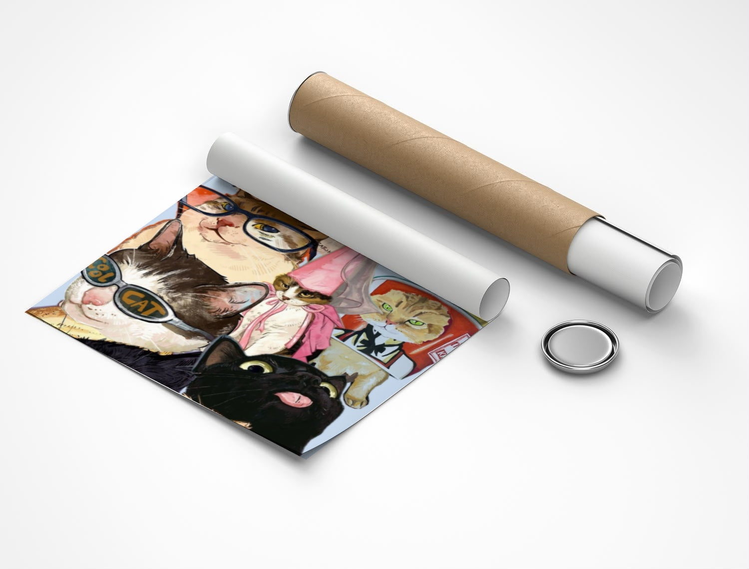 Rolled poster