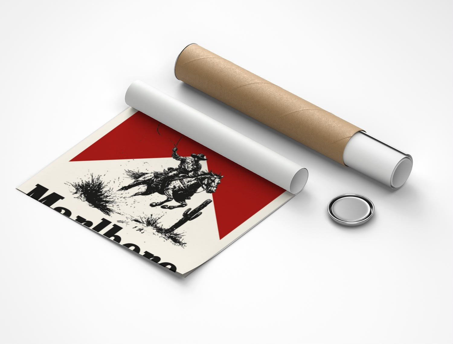 Rolled poster