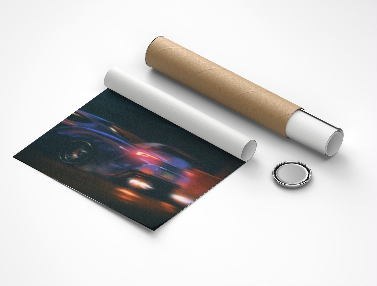 Rolled poster