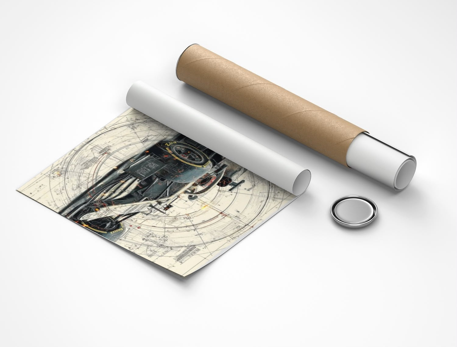 Rolled poster