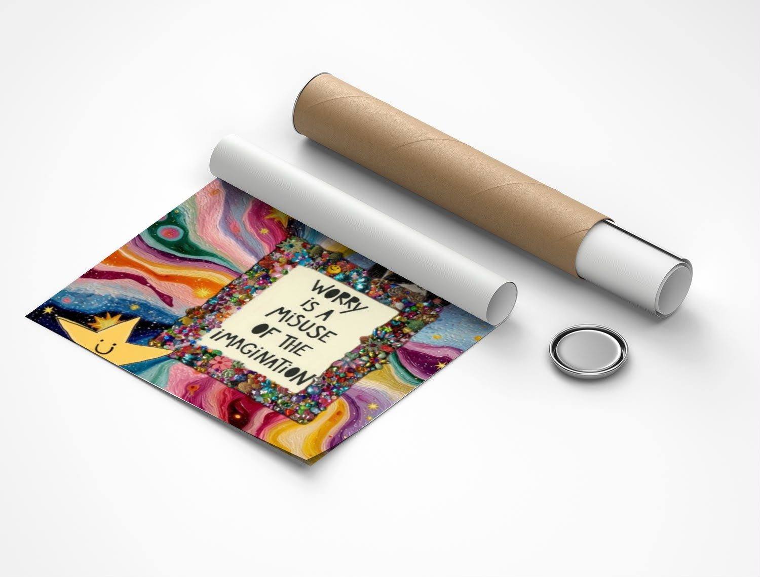 Rolled poster
