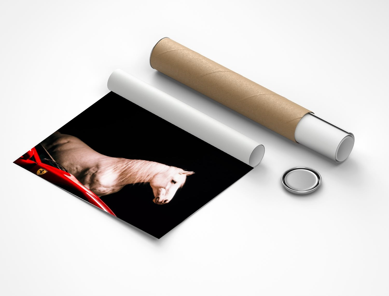Rolled poster